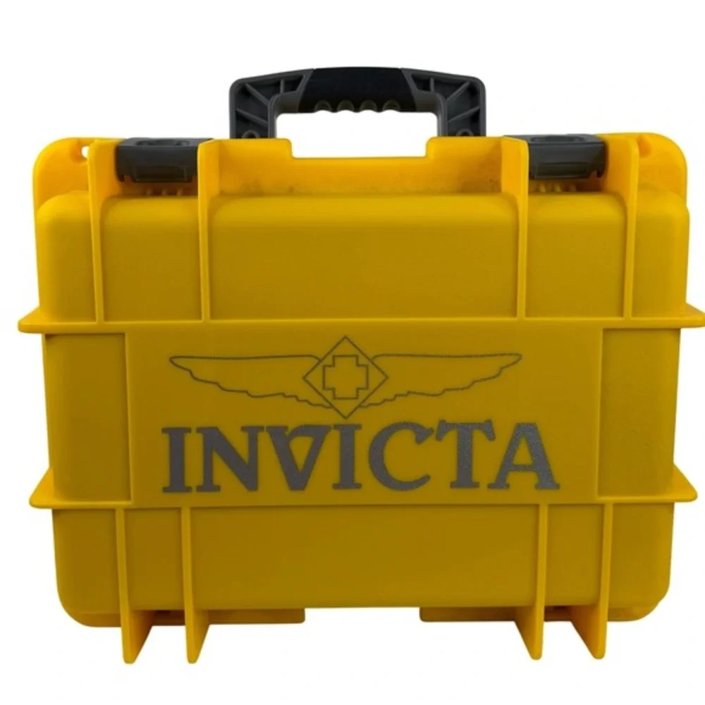 Invicta 8-Slot Impact Yellow Dive Collector Waterproof Watch Case